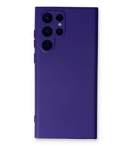 Galaxy S22 Kılıf Nano Içi Kadife Silikon - Mor