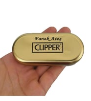 İsme Özel  Clipper Gold Renk Çakmak