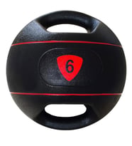Avessa MB-100-6 Tutamaçlı Sağlık Topu 6 Kg (Kırmızı-Siyah)