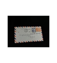 Uçak Postası Air Mail 1948 yılından Georgetown British Guiana'dan USA Amerika'ya postalanmış 6 ve 1