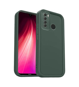 Xiaomi Redmi Note 8 Kılıf Viera Silikon - Koyu Yeşil