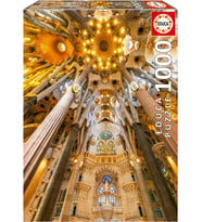 Educa 1000 Parça Sagrada Familia İç Mekan Görüntüsü Puzzle - Sagrada Familia Interior - 19614