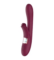 Isıtmalı Şarjlı LCD Ekranlı 10 Titreşim Modlu Vibratör 23 cm