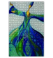 Cakapuzzle Semazen Ebruli Görsel Puzzle Yapboz MDF (Ahşap) (120 Parça)