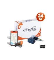 Turuncu Motosiklet Takip Cihazı (24 Aylık) ve Buzzer Cihazı - Mobil Araç Takip C