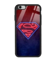 iPhone 6s Neon Superman Tasarımlı Glossy Telefon Kılıfı