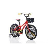 Corelli Raptor 16 Jant 25 Cm Kadro Siyah-Kırmızı-Beyaz Erkek Çocuk Bisikleti 4-6 Yaş