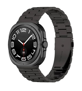 Galaxy Watch Ultra Uyumlu Paslanmaz Çelik Metal Baklalı Kordon