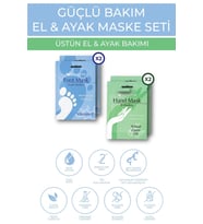 Juvenis 4'lü El ve Ayak Maskesi Seti Buğday Yağlı E Vitaminli Nemlendirici Çatlak Karşıtı Güçlü El Maskesi ve Ayak Maskesi Seti