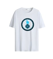 Türkçülük Görselli  Unisex (Tshirt) Tişört (Beyaz)