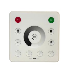 5V - 24V RC1 Duvar Paneli 4 Bölge Dimmer Kontrol