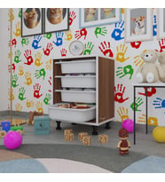 Kenzlife sepetli mutfak dolabı ruberu cvz 062x45x30 banyo oyuncak çamaşır beyaz 4 lü sepet (Karışık)
