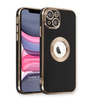 Microsonic Apple iPhone 13 Kılıf Flash Stamp Siyah