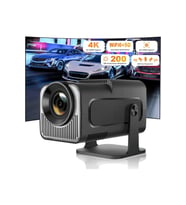 Taşınabilir Android Projektör 4K Ultra HD, Bluetooth 5.0, Hoparlörlü, Mini