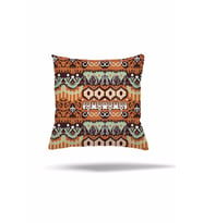 Kilim Desen Etnik Gizli Fermuarlı Yastık Kılıfı Kırlent Kılıfı Koltuk Yastık Kılıfı (Kahverengi)