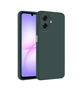 Samsung Galaxy A07 4G First Silikon - Koyu Yeşil