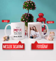 Drama Öğretmenine Hediye Drama Öğretmeni Kupa Bardak Fotoğraflı