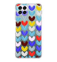PrintiFy Samsung Galaxy M33 Uyumlu Water Color 1 Baskılı Şeffaf Köşe Korumalı Antişok Kılıf