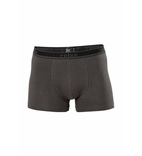 Relax Pamuklu Esnek Erkek Boxer Füme