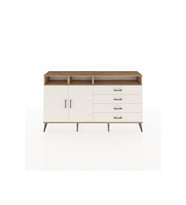 Arges Konsol 5 Raflı 4 Çekmeceli 2 Kapaklı 176x30x99 Çam-Aytaşı