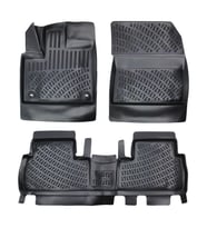 Rizline 3D Oto Paspas Siyah Renk Peugeot Rifter Skypack Paket 2019 - 2023 ile uyumlu