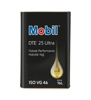 Mobil DTE 25 Ultra 16 Litre - 46 Numara Hidrolik Sistem Yağı (ISO VG 46)