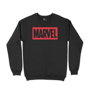 Marvel Siyah Sweatshirt