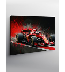 Kanvas Tablo Formula 1 Pist Aksiyonu