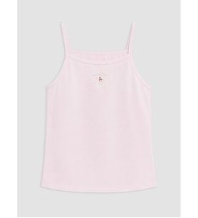 LCW Kids Pembe İp Askılı Kız Çocuk Atlet