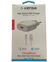 KENSA  MİCRO USB 20W 3.0A HIZLI ŞARJ SETİ