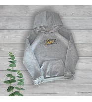 Unlimited Göğüs Baskılı Unisex Oversize Gri Sweatshirt