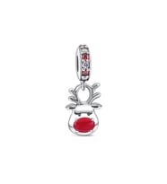 Fubena Kırmızı Burunlu Ren Geyiği Sallantılı Charm