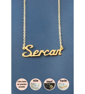 Sercan İsimli Kolye
