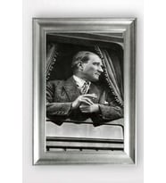 Gümüş Çerçeveli Atatürk Tablo cv842