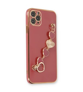 Apple İphone 11 Pro Kılıf Esila Silikon - Kırmızı