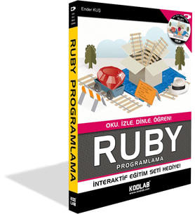 KODLAB YAYIN RUBY PROGRAMLAMA EĞİTİM KİTABI (Siyah - Beyaz)