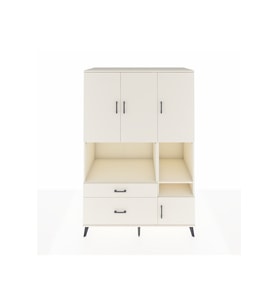 Kronos Dolap 7 Raflı 2 Çekmeceli 4 Kapaklı 132x59x195 Aytaşı-Aytaşı/Aytaşı