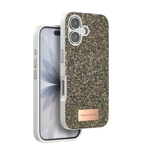 Onegif Apple İphone 17 Bright Simli Kapak - Çöl Titanyum