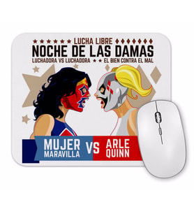 Lucha  Libre Ladies Night Mouse Pad