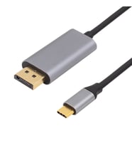 Powermaster Type-c To 4K 1.8 Metre Display Kablo Ses Ve Görüntü Aktarım Displayport Kablo