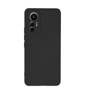 Xiaomi Mi 12 Lite Kılıf Nano İçi Kadife Silikon - Siyah