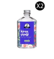 Deluxe Seri Kiraz Çiçeği Kolonyası Parfümlü Kokulu Kolonya 200 ml x 2 Cam Şişe