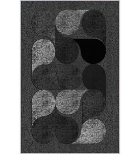 Eliana Home Baskılı, Yıkanabilir Kaymaz Taban Salon Halısı LNA0027-SD916 100x150 cm (Gri)