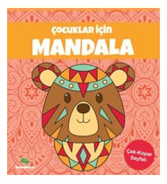 Çocuklar İçin Mandala - Turuncu