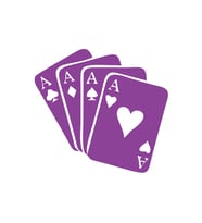 4 As Sticker17x17 Cm Mor