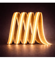 COB Şerit LED 12V 5 Metre 216 LED/m Amber Işık COB LED Strip Şerit Aydınlatma