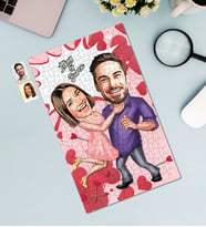 Kişiye Özel 240 Parça Çift Temalı Karikatürlü Puzzle