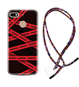General Mobile GM8 Go GM9 GM20 Pro Plus Kılıf Boyun Asklı Rasta Silikon Danger 1372