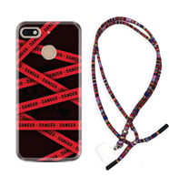General Mobile GM8 Go GM9 GM20 Pro Plus Kılıf Boyun Asklı Rasta Silikon Danger 1372
