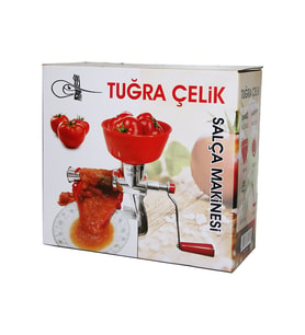 KOLLU ALÜMİNYUM SALÇA MAKİNESİ SÜZGEÇLİ - PLASTİK HAZNELİ (5343)